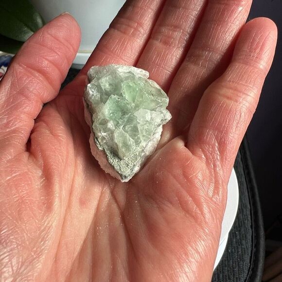 Natural Raw Green‎ Fluorite Specimen - Picture 2 of 14